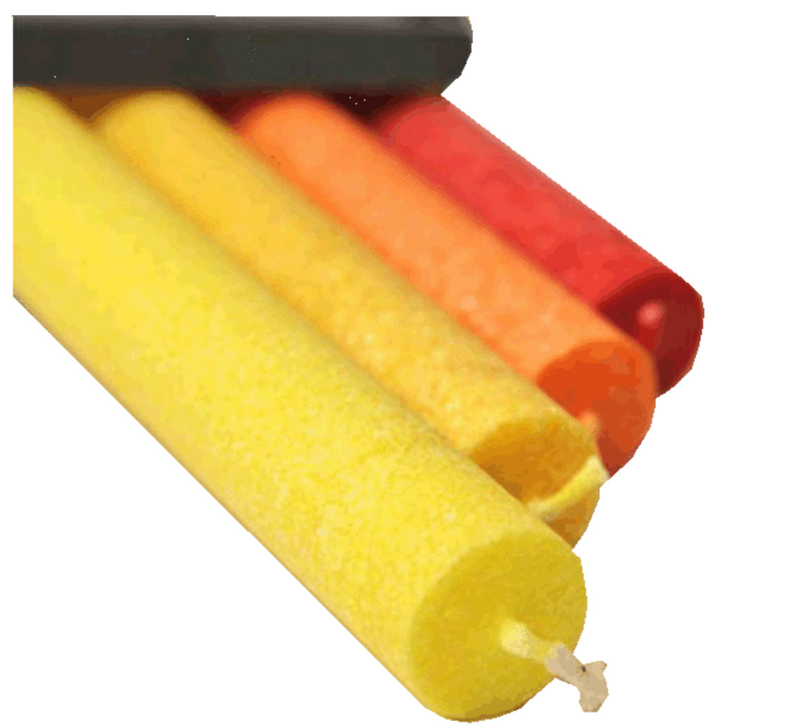 Candles in wonderful colors