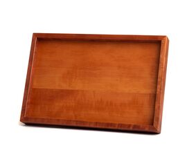 rectangular tray made of high-quality cherry wood