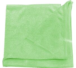 Microfiber cloth 40x40 cm green - professional room care, dimensionally stable & highly absorbent