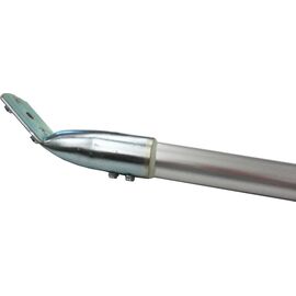 Aluminiumstiel mit montiertem Patenthalter für Hygienebesen
