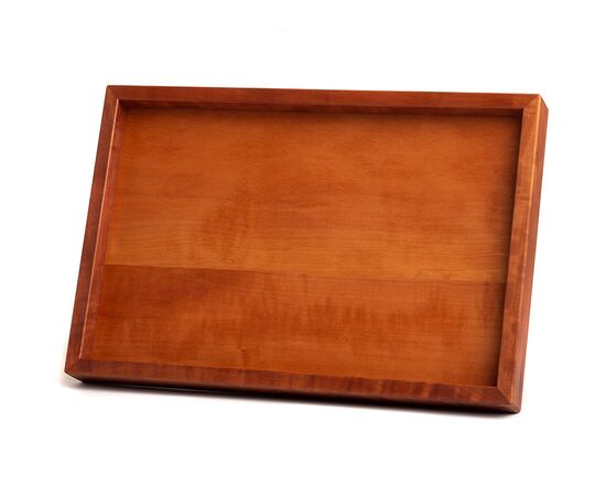 rectangular tray made of high-quality cherry wood
